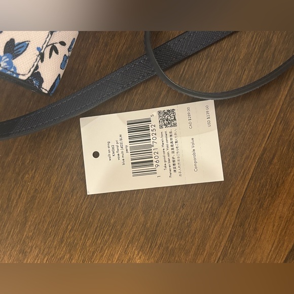 Kate Spade Floral Crossbody Bag in Blue and Black - Picture 4 of 9